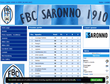 Tablet Screenshot of fbcsaronno.it